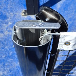 Sleutel voor windwerk netpaal