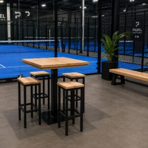 PadelFactory Wood&Steel Barstoel
