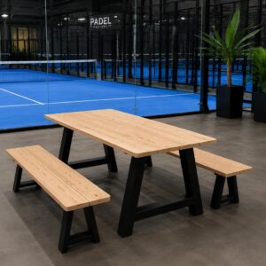 PadelFactory Wood&Steel Tafel