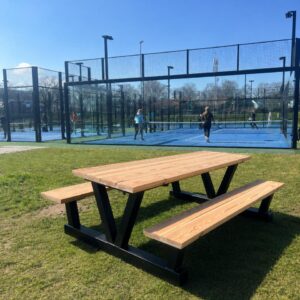 PadelFactory Wood&Steel Picknicktafel